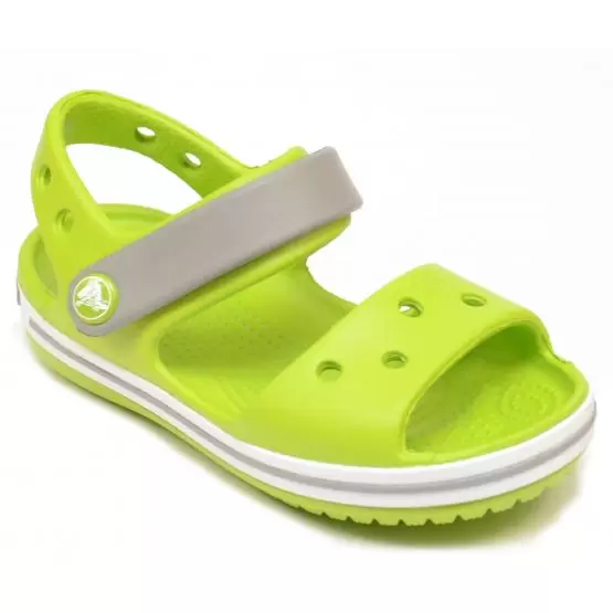 Сандалі для хлопчиків Crocs (НЕМАЄ У НАЯВНОСТІ) crocband sandal kids volt green/smoke relaxed fit 12856-3K9