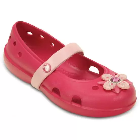 Туфельки для дівчинки Crocs  Keeley springtime flat relaxed fit 202887-629