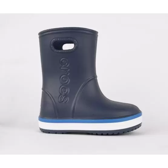 Чобітки Crocs  crocband rain boot k navy/bright cobalt 205827-4KB