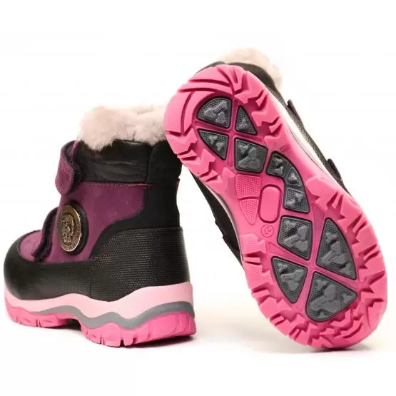 Зимові черевички для дівчаток LIYA ботинки 1218 (091)