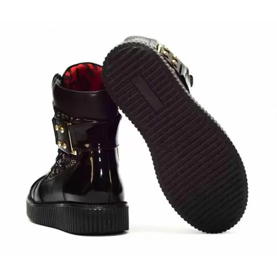 Демісезонні черевики чорного кольору для дівчаток Tiflani 25F 685S (155-02-178)