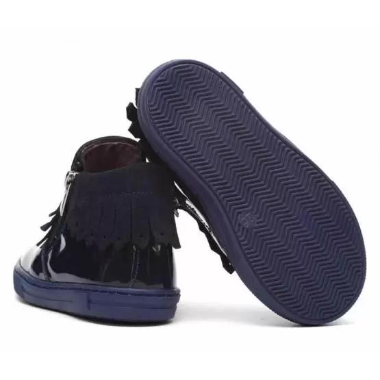 Шкіряні лакові демісезонні черевики для дівчинки Tutubi Tutubi 2990 (02)